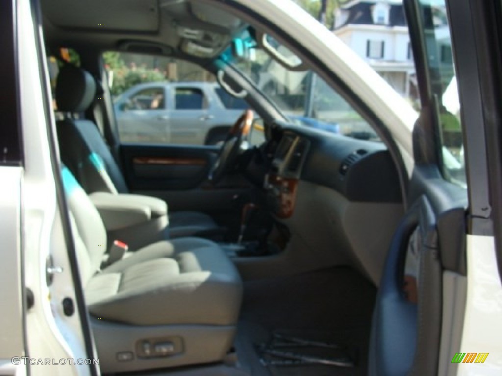 2007 LX 470 - Crystal White / Ivory photo #8