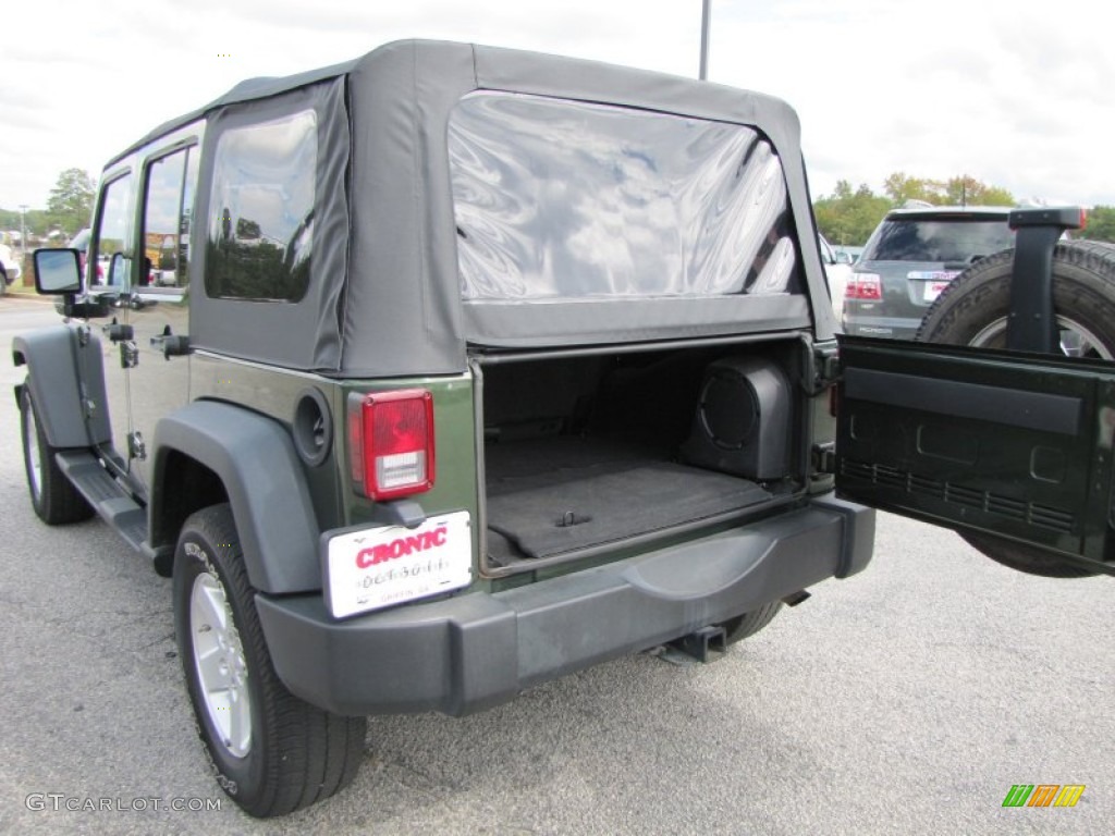 2008 Wrangler Unlimited X 4x4 - Jeep Green Metallic / Dark Slate Gray/Med Slate Gray photo #14