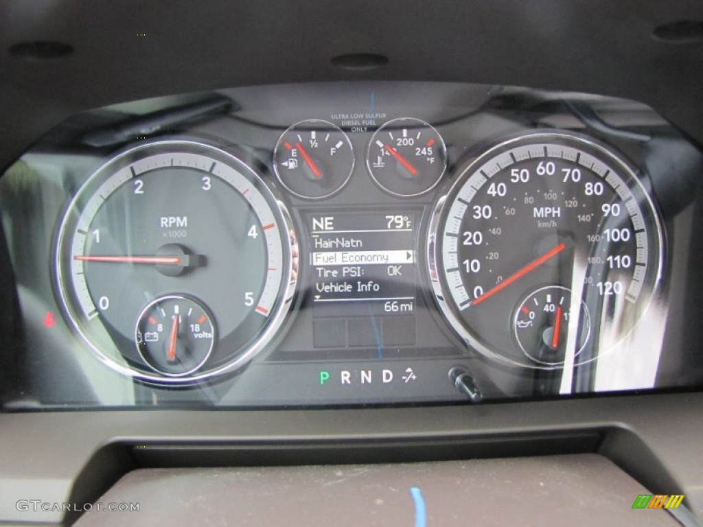 2012 Dodge Ram 2500 HD Laramie Crew Cab 4x4 Gauges Photo #55448615