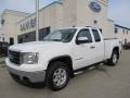 2008 Summit White GMC Sierra 1500 SLE Extended Cab 4x4  photo #1