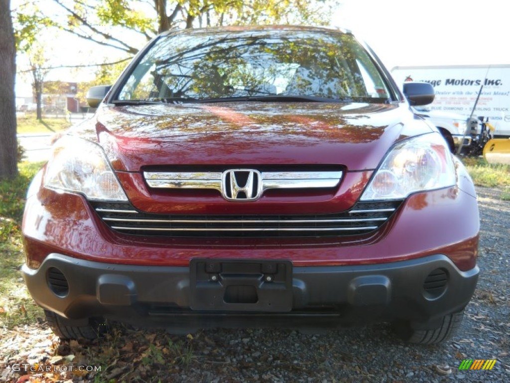 2009 CR-V EX 4WD - Tango Red Pearl / Gray photo #4