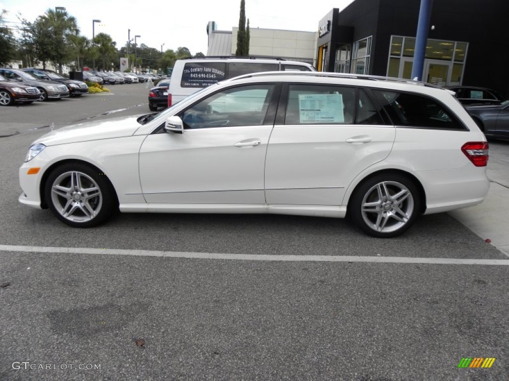 Arctic White 2011 Mercedes-Benz E 350 4Matic Wagon Exterior Photo #55450721