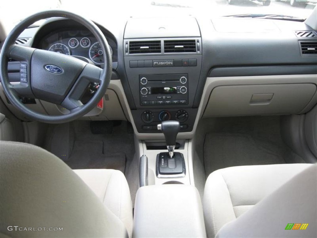 2009 Ford Fusion S Medium Light Stone Dashboard Photo #55451437