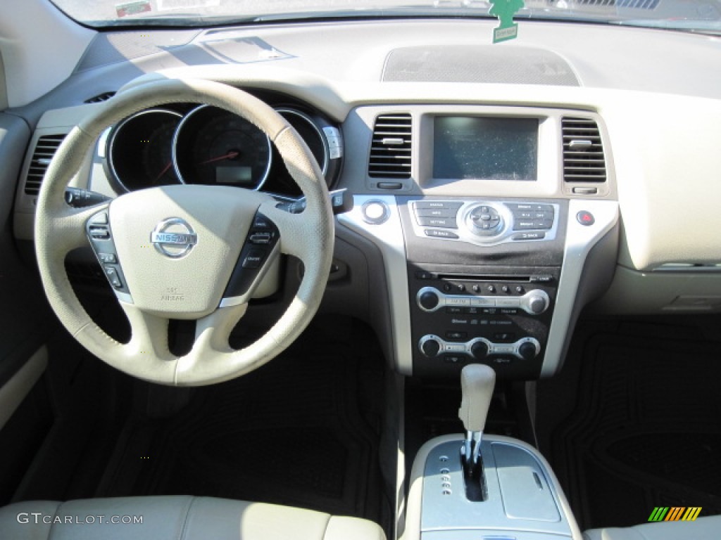 2010 Murano SL AWD - Deep Sapphire Blue Metallic / Beige photo #5