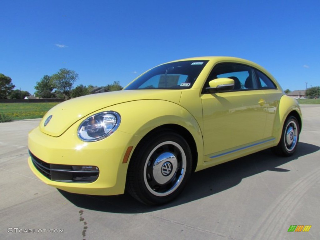 Saturn Yellow 2012 Volkswagen Beetle 2.5L Exterior Photo #55452257