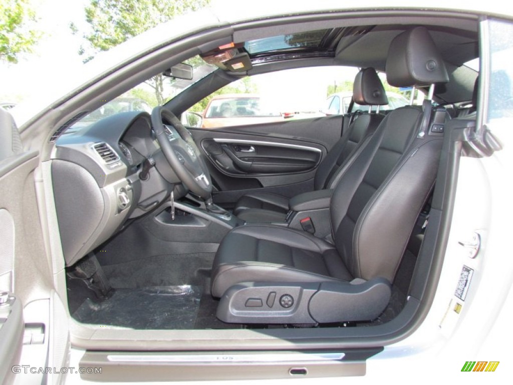 Titan Black Interior 2012 Volkswagen Eos Komfort Photo #55452992