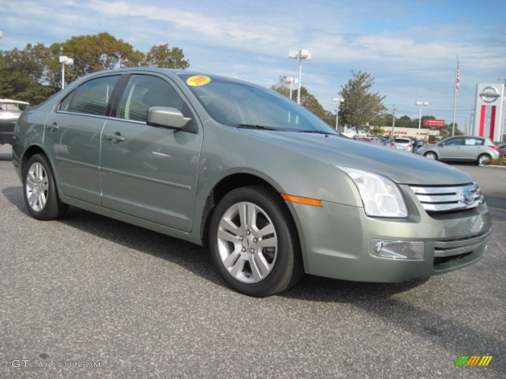 2009 Fusion SEL - Moss Green Metallic / Charcoal Black photo #4