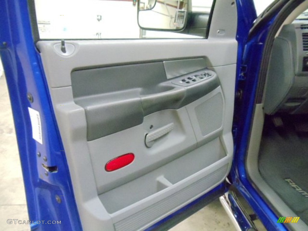 2007 Ram 1500 SLT Quad Cab 4x4 - Electric Blue Pearl / Medium Slate Gray photo #8