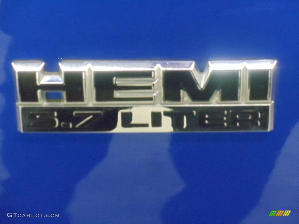 2007 Ram 1500 SLT Quad Cab 4x4 - Electric Blue Pearl / Medium Slate Gray photo #25