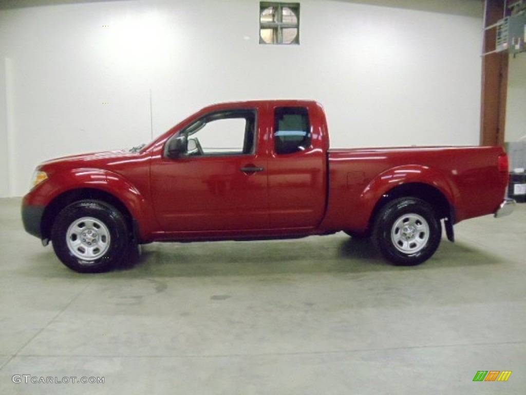 Red Brick 2010 Nissan Frontier XE King Cab Exterior Photo #55454870