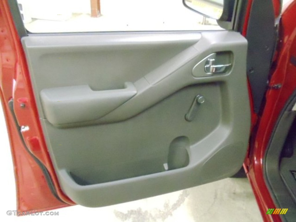 2010 Nissan Frontier XE King Cab Graphite Door Panel Photo #55454903