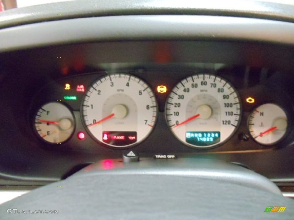 2005 Dodge Stratus R/T Sedan Gauges Photo #55455137