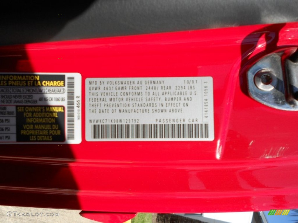 2008 R32  - Tornado Red / Anthracite photo #28