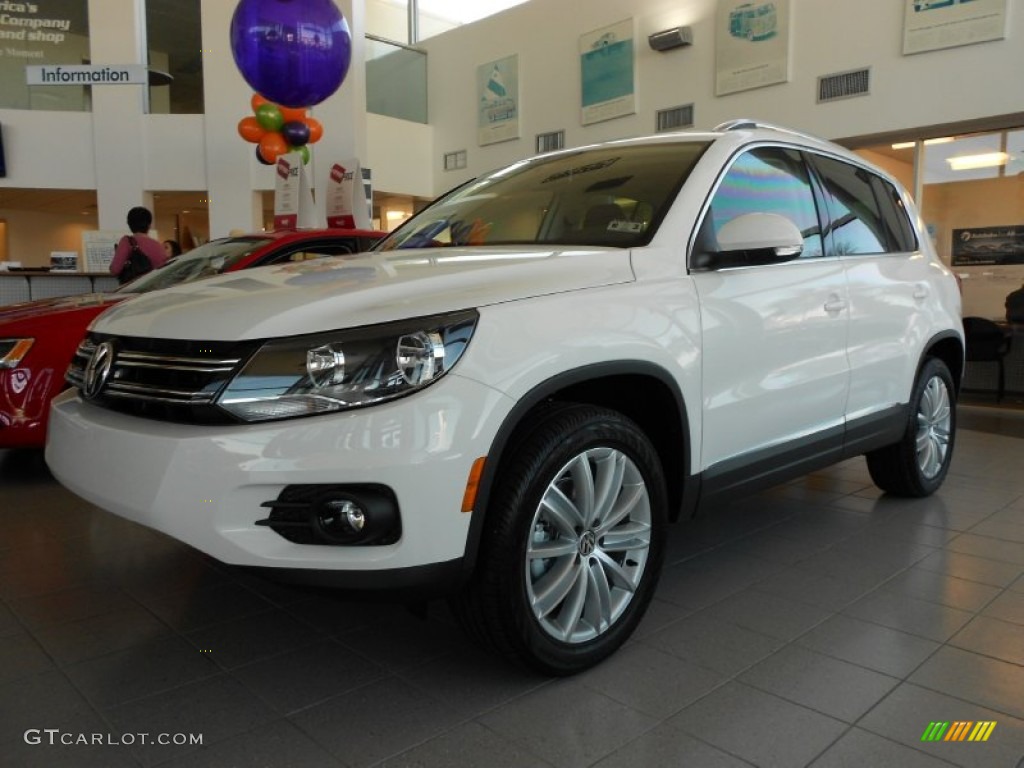 Candy White 2012 Volkswagen Tiguan SE Exterior Photo #55456087