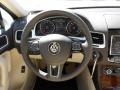 Cornsilk Beige Steering Wheel Photo for 2012 Volkswagen Touareg #55456802