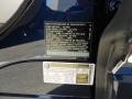 2012 Volkswagen Touareg VR6 FSI Lux 4XMotion Info Tag