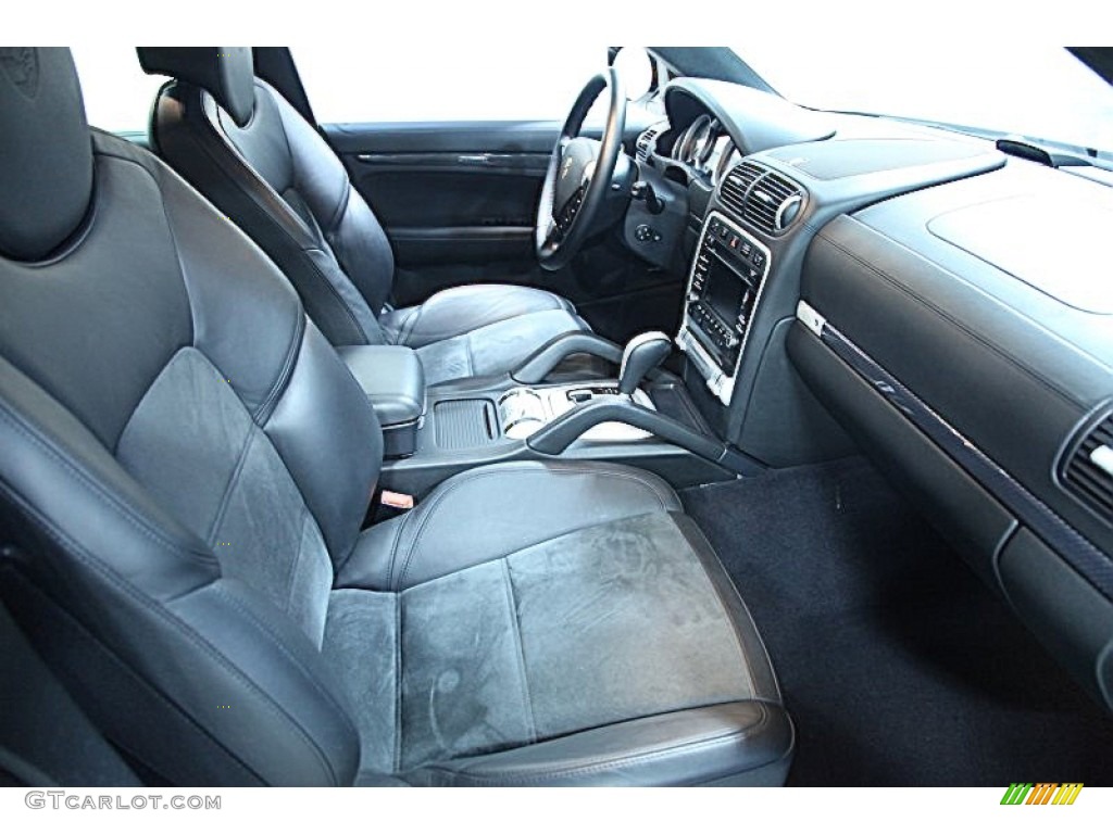 Black Interior 2009 Porsche Cayenne Turbo S Photo #55456946
