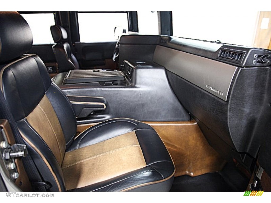 Ebony/Brown Interior 2004 Hummer H1 Convertible Photo #55457090