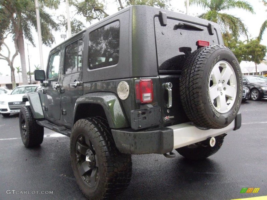 2010 Wrangler Unlimited Sahara 4x4 - Natural Green Pearl / Dark Slate Gray/Medium Slate Gray photo #9