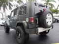 2010 Natural Green Pearl Jeep Wrangler Unlimited Sahara 4x4  photo #9
