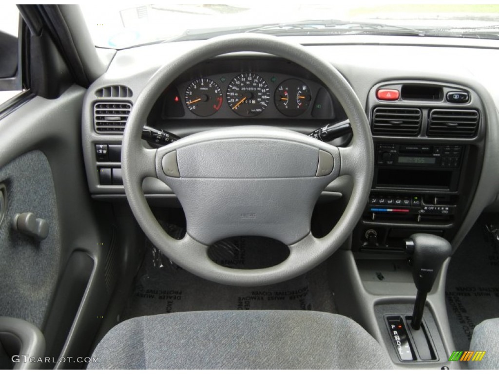 2000 Suzuki Esteem GL Wagon Gray Steering Wheel Photo #55458755