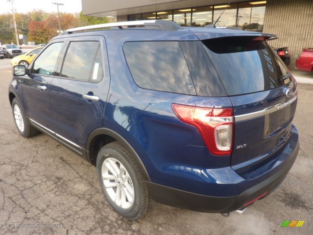 Dark Pearl Blue Metallic 2012 Ford Explorer XLT 4WD Exterior Photo #55459271