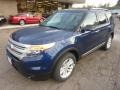 2012 Dark Pearl Blue Metallic Ford Explorer XLT 4WD  photo #8