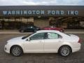 2012 White Platinum Tri-Coat Ford Fusion SEL  photo #1