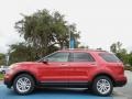 Red Candy Metallic 2012 Ford Explorer XLT Exterior
