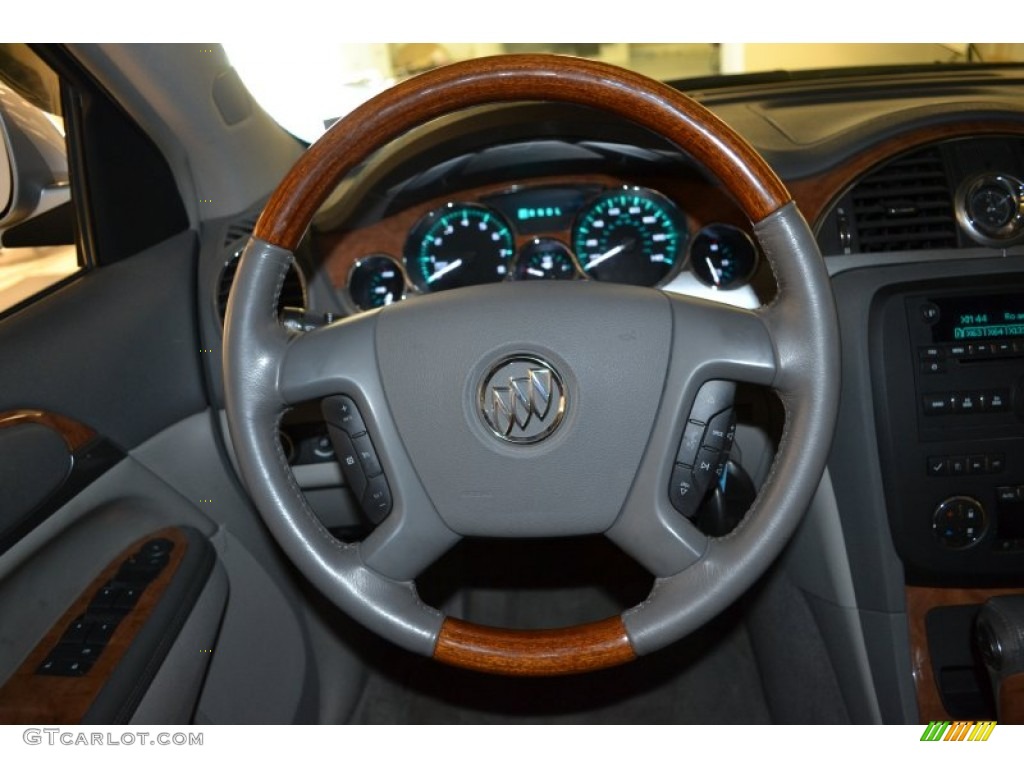 2009 Buick Enclave CX Dark Titanium/Titanium Steering Wheel Photo #55460546