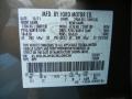 TK: Mineral Gray Metallic 2012 Lincoln MKX FWD Color Code