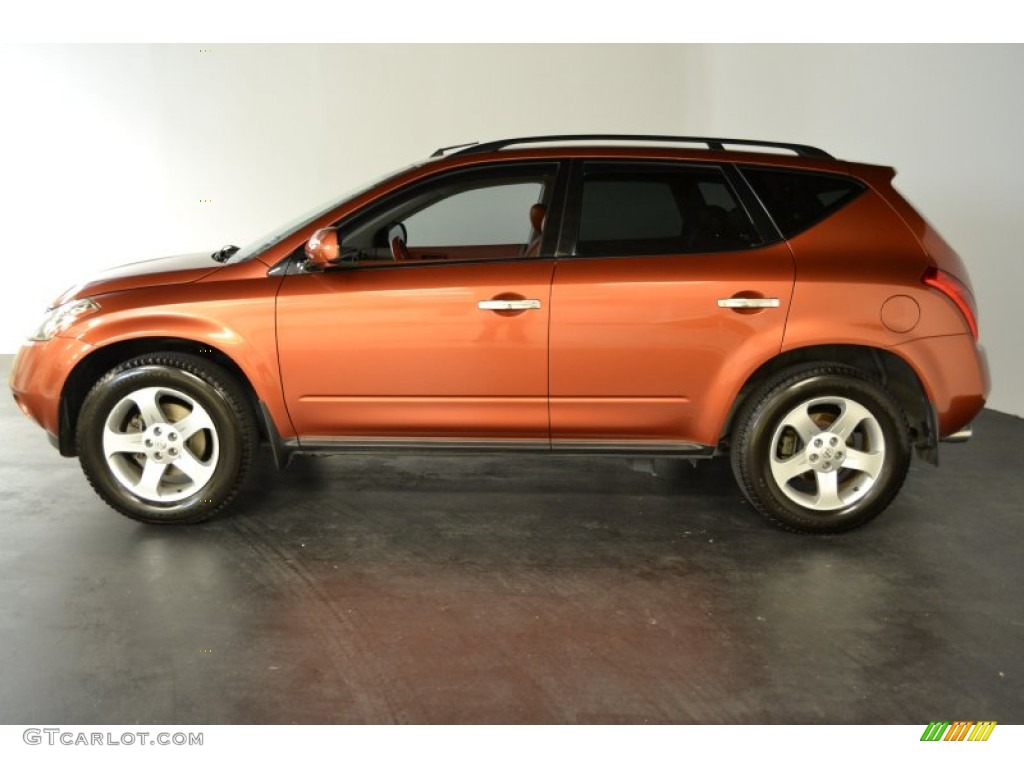 2003 Murano SL - Sunlit Copper Metallic / Cabernet photo #3