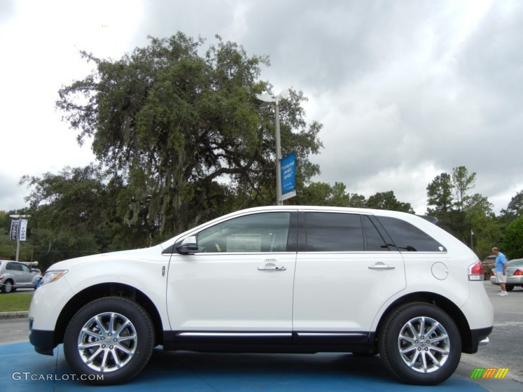 White Platinum Metallic Tri-Coat 2012 Lincoln MKX FWD Exterior Photo #55460846