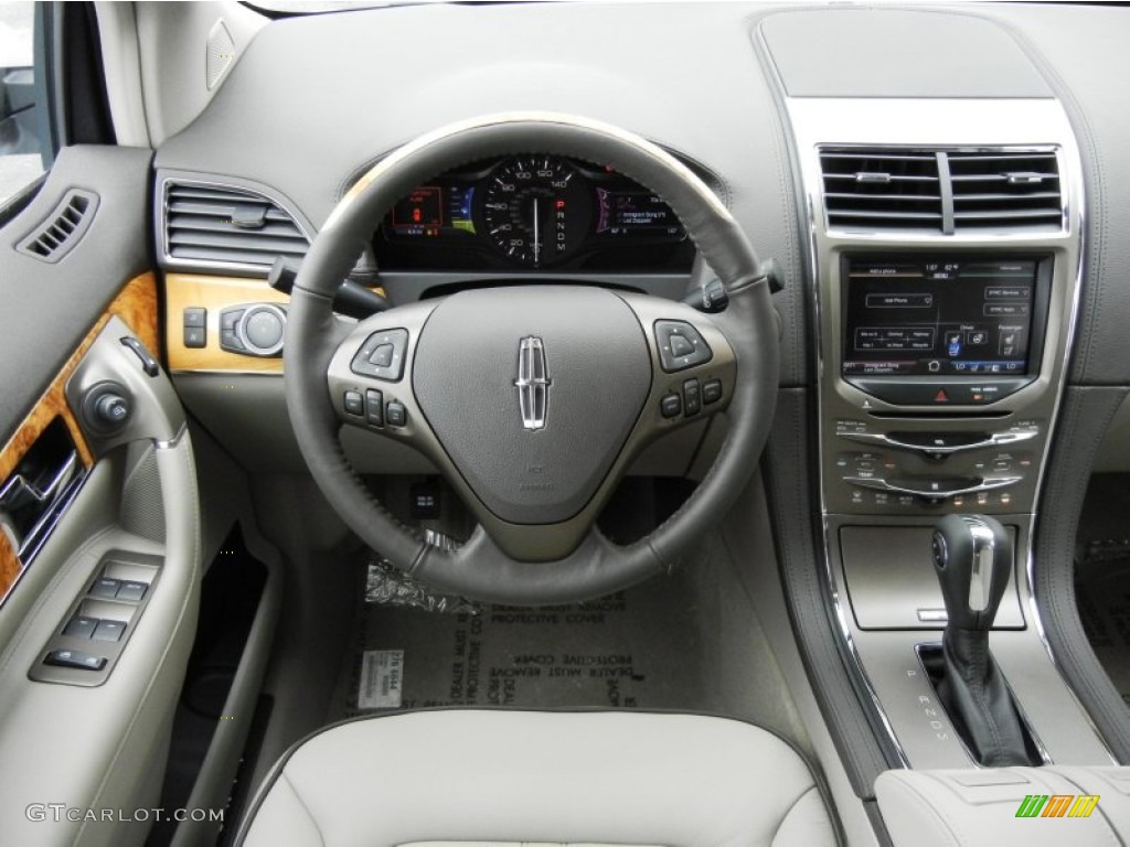 2012 Lincoln MKX FWD Medium Light Stone Dashboard Photo #55460891