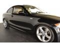 2009 Jet Black BMW 1 Series 135i Coupe  photo #8