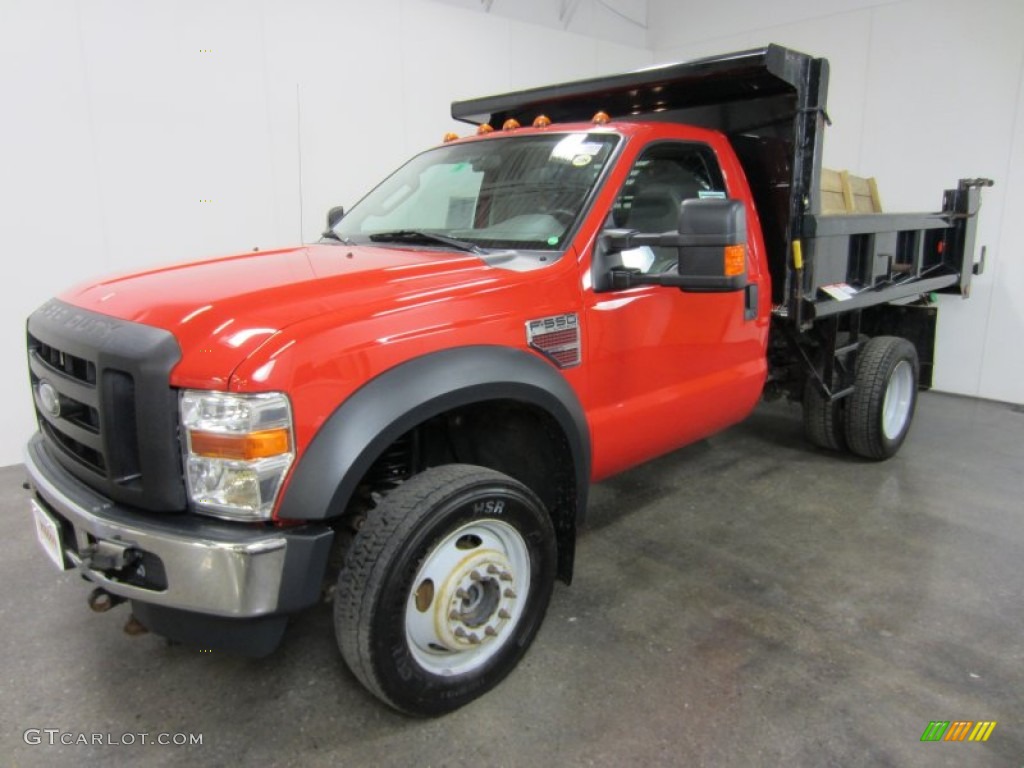 Red Ford F550 Super Duty