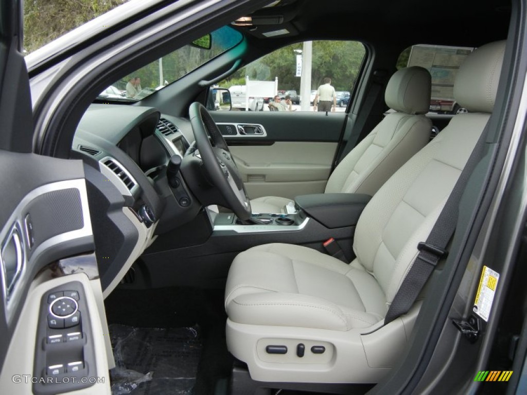 Medium Light Stone Interior 2012 Ford Explorer Limited Photo #55460996