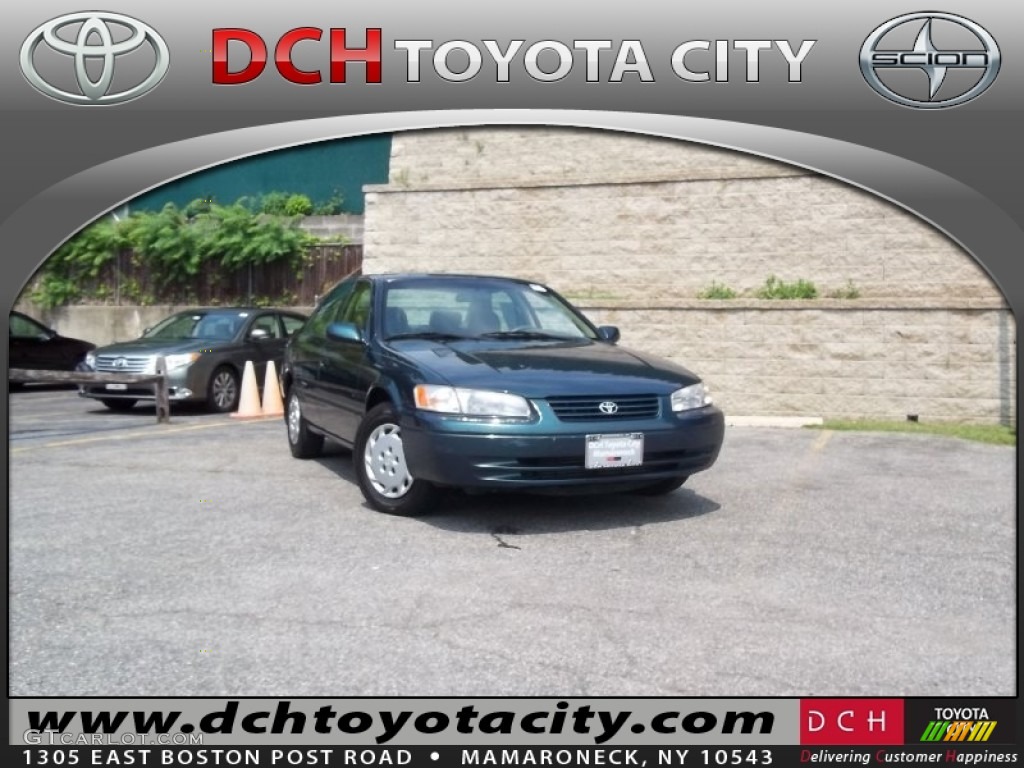 1998 Camry LE - Dark Green Metallic / Oak photo #1