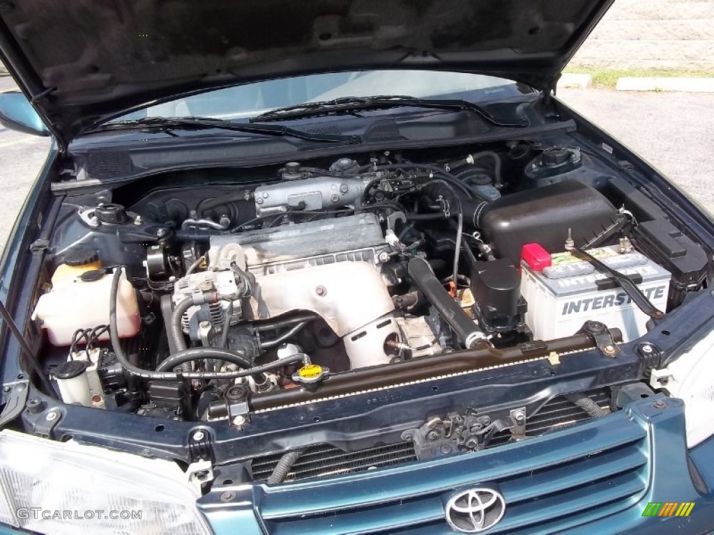 1998 Camry LE - Dark Green Metallic / Oak photo #28