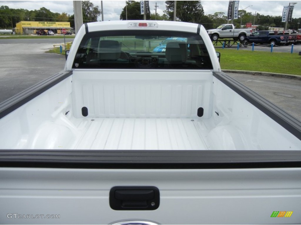 2011 F150 XL Regular Cab - Oxford White / Steel Gray photo #9