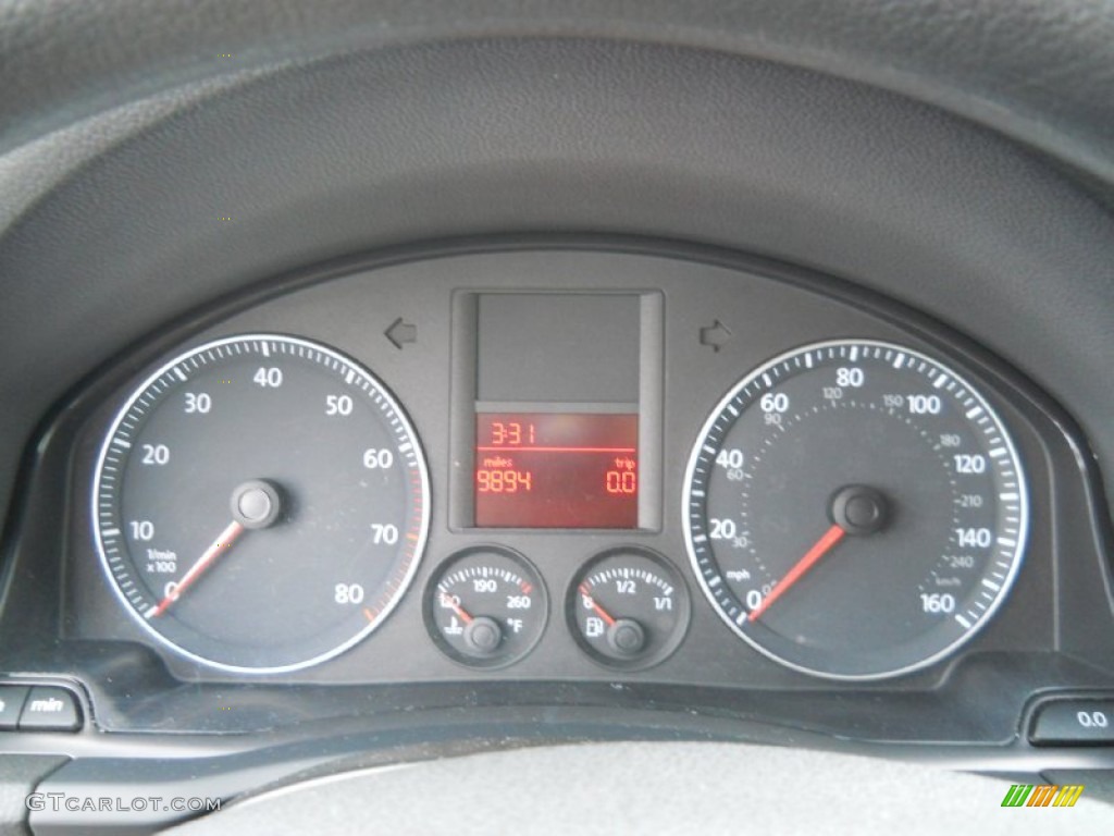 2009 Volkswagen Rabbit 2 Door Gauges Photo #55461569