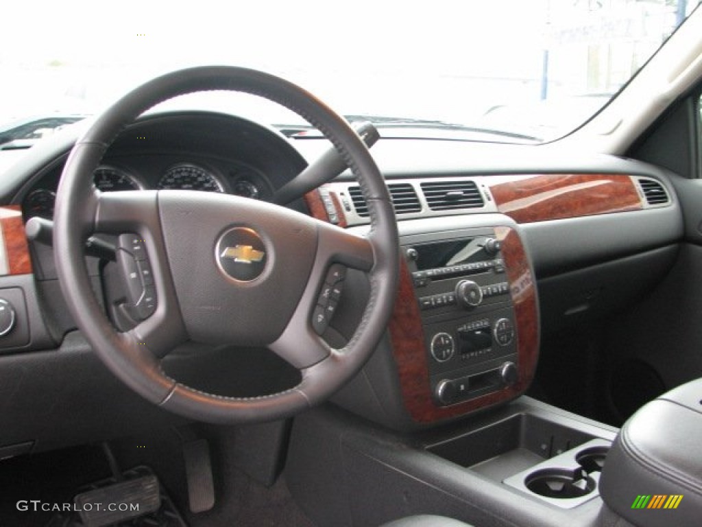 2009 Chevrolet Silverado 1500 LTZ Extended Cab 4x4 Ebony Dashboard Photo #55461776