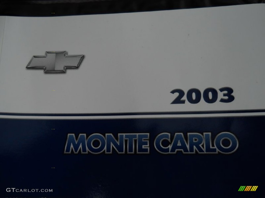 2003 Monte Carlo SS - Black / Ebony Black photo #22