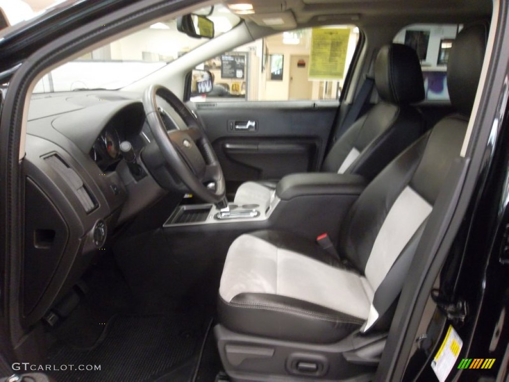 Sport Black Leather/Grey Alcantara Interior 2010 Ford Edge Sport Photo #55461926