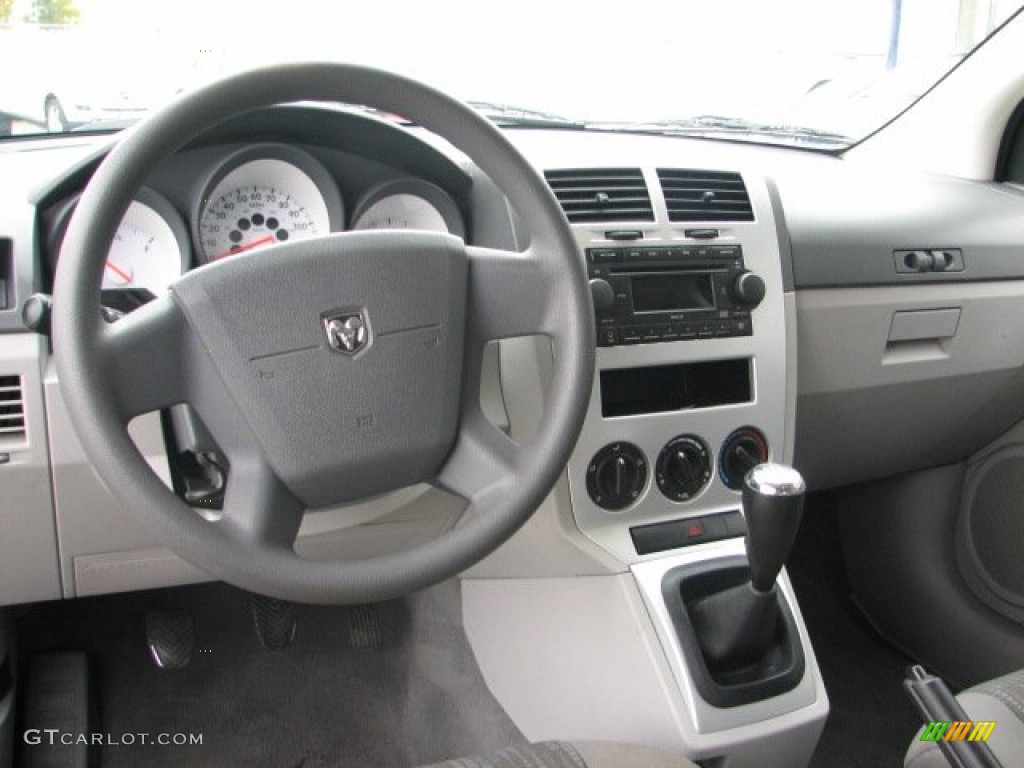2007 Dodge Caliber SE Dark Slate Gray Dashboard Photo #55462355