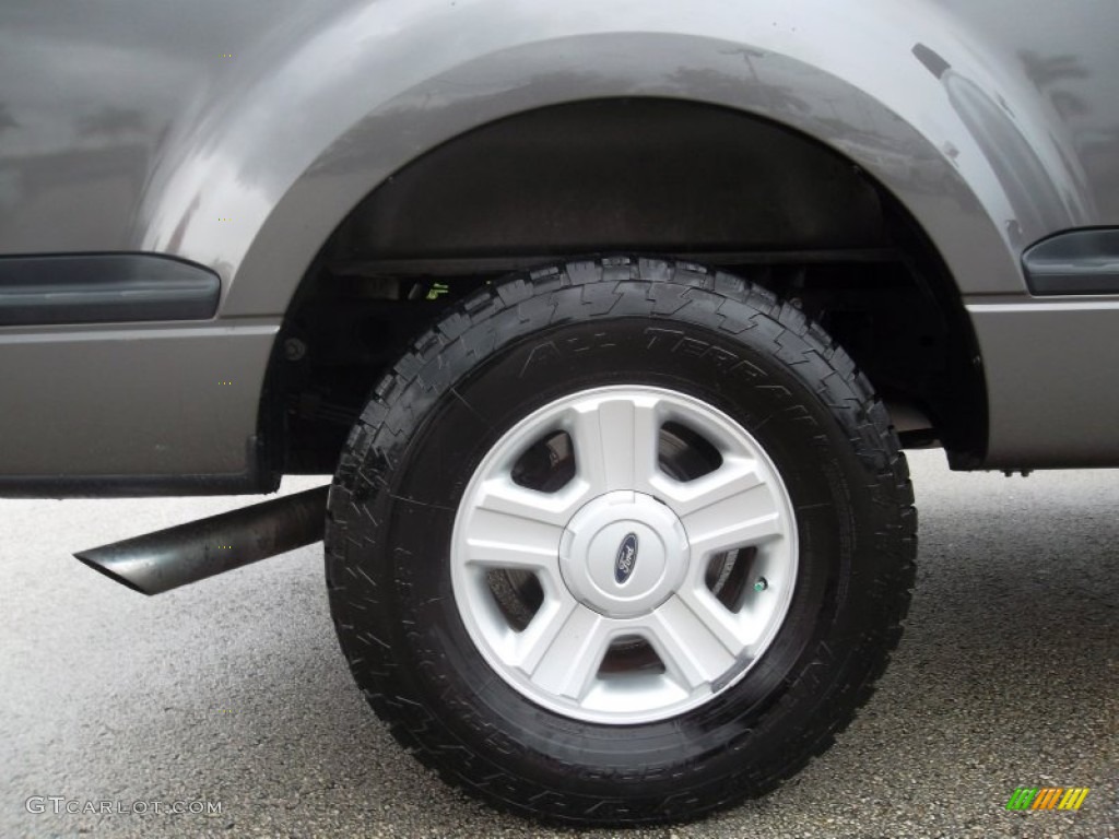 2004 F150 XLT SuperCab - Dark Shadow Grey Metallic / Dark Flint photo #4