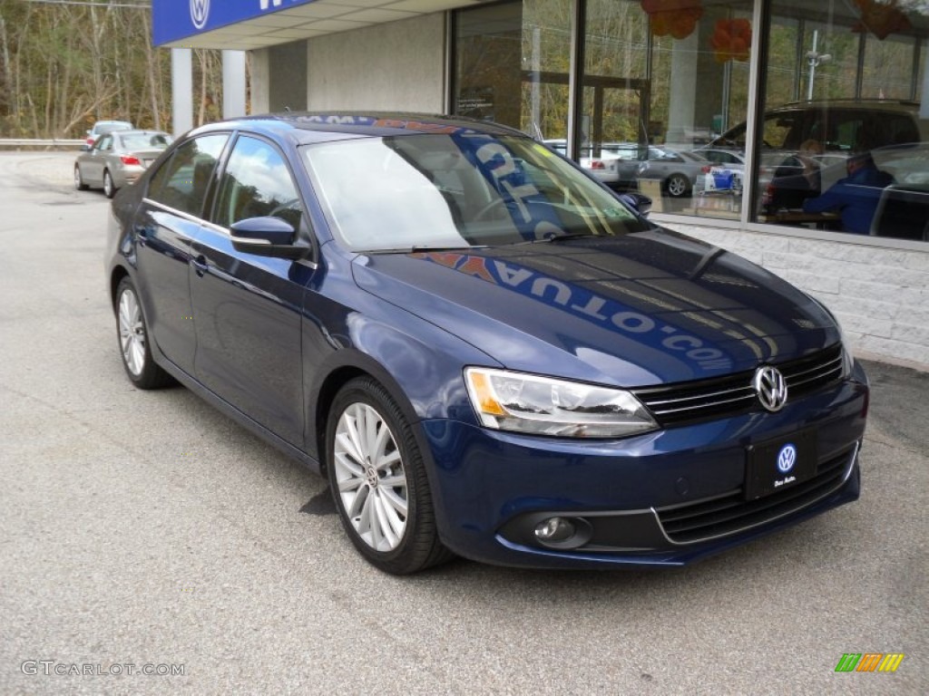 Tempest Blue Metallic 2011 Volkswagen Jetta SEL Sedan Exterior Photo #55462745