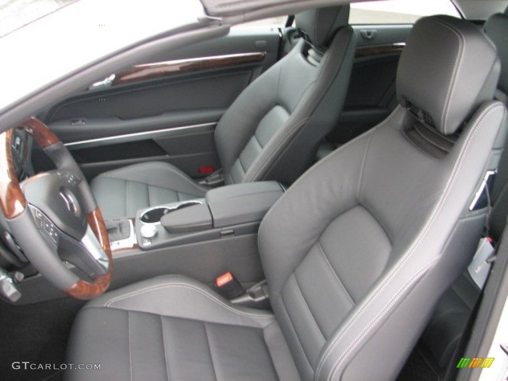 Black Interior 2012 Mercedes-Benz E 350 Cabriolet Photo #55462888