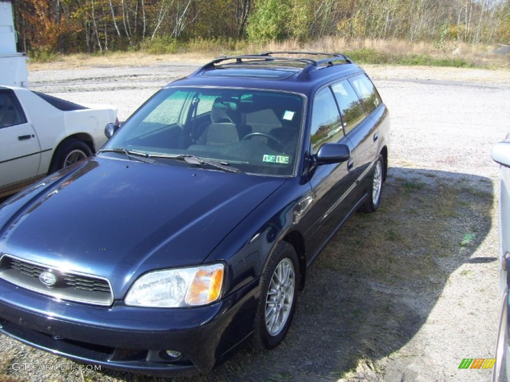 2003 Legacy L Wagon - Mystic Blue Pearl / Gray photo #1