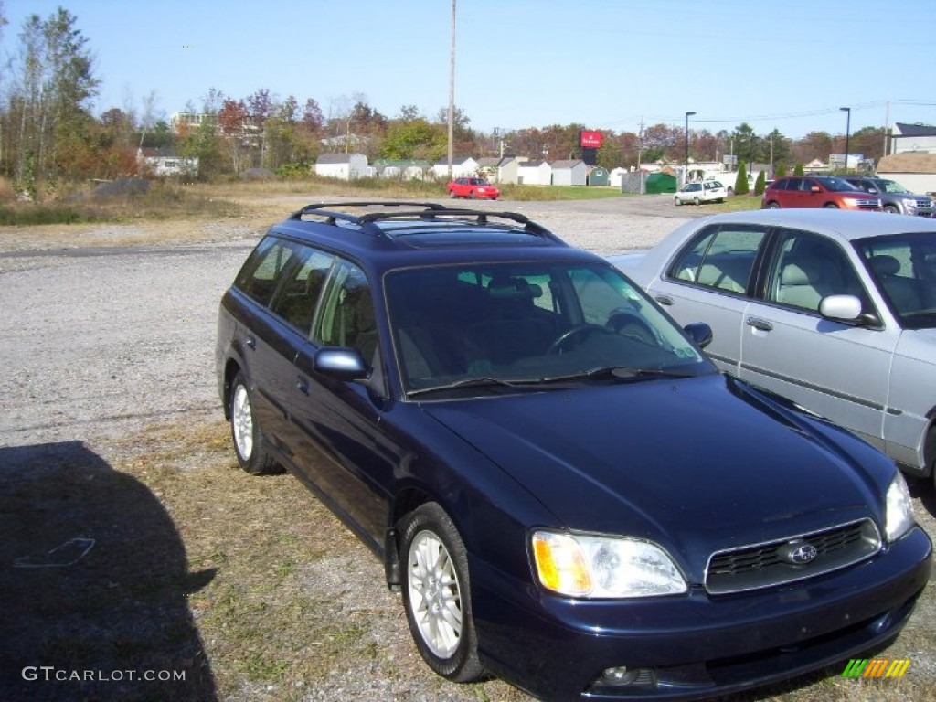 2003 Legacy L Wagon - Mystic Blue Pearl / Gray photo #2